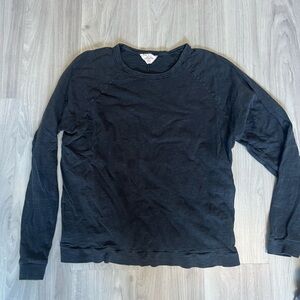 Rag & Bone Black Crew Neck Sweatshirt